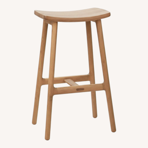 Used Article Esse Light Oak Wood Stools for sale on AptDeco