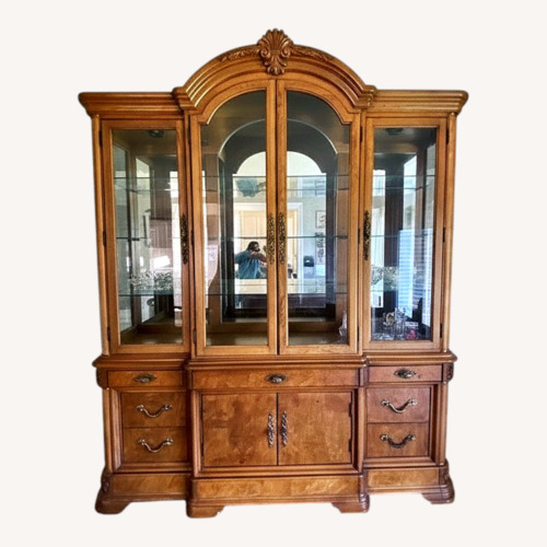 Used American Drew Natural Wood Hutch for sale on AptDeco