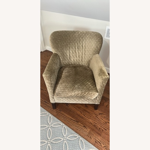 Used Safavieh Dark Brown Fabric Accent Chairs for sale on AptDeco