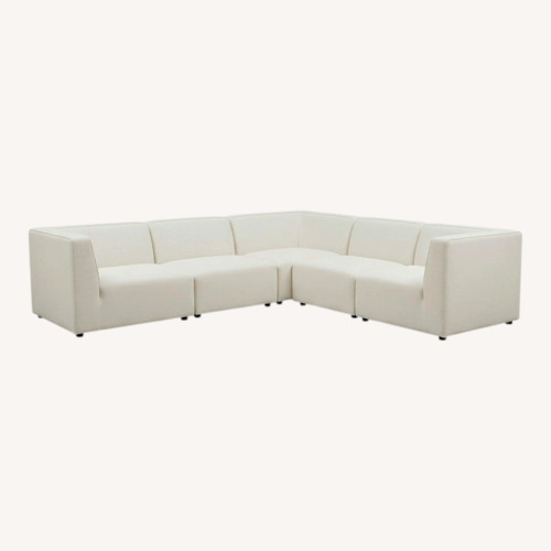 Used Rove Concepts Arya Custom White Sectional for sale on AptDeco