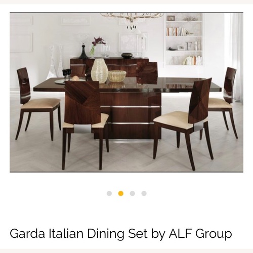 Used ALF Group High gloss Canaletto Walnut Dining Set for sale on AptDeco