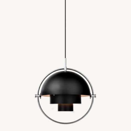 Used Gubi Black/Chrome Pendant Lights  for sale on AptDeco