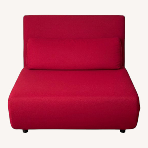 Used Futonland Red Fabric Futon for sale on AptDeco