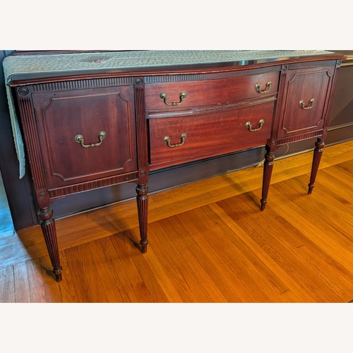 Used Dark Brown Wood Sideboard /Buffet for sale on AptDeco