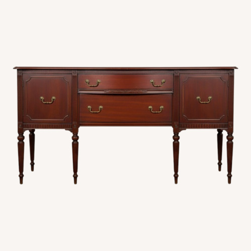 Used Dark Brown Wood Sideboard /Buffet for sale on AptDeco