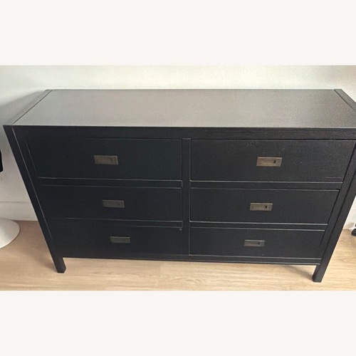 Used Walker Edison Black Wood Dresser for sale on AptDeco
