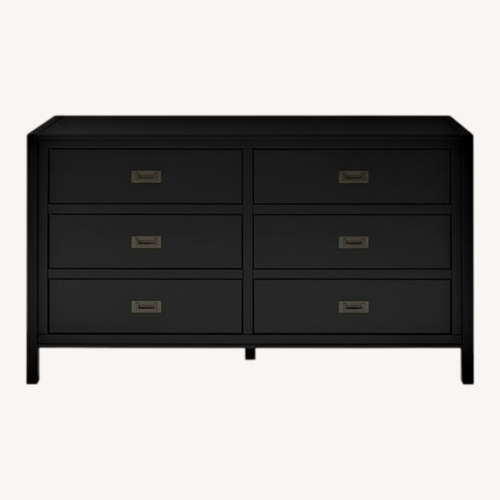 Used Walker Edison Black Wood Dresser for sale on AptDeco