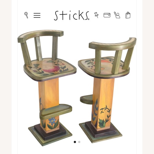 Used Sticks Furniture Bar Stools  for sale on AptDeco