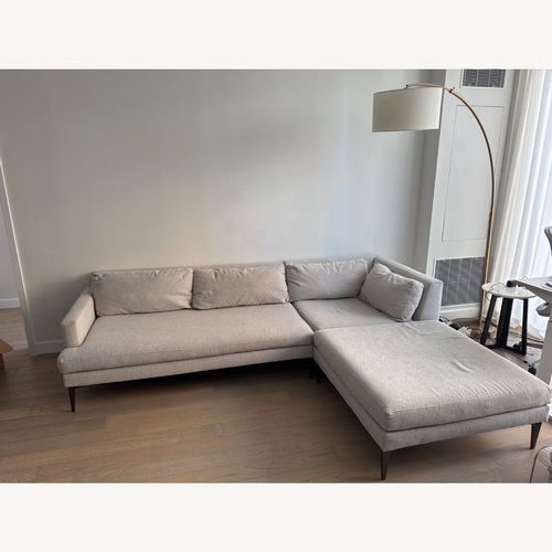 Used West Elm Andes 3-piece Ottoman Sectional for sale on AptDeco