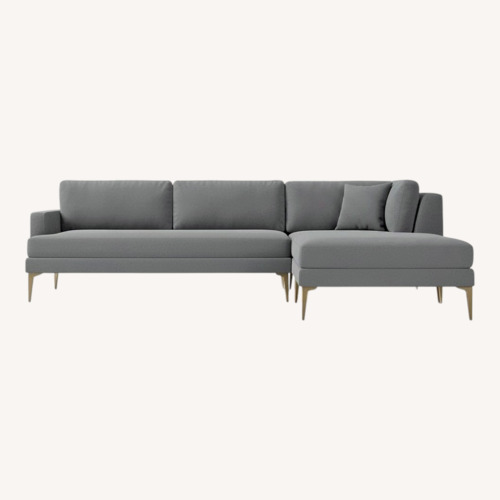 Used West Elm Andes 3-piece Ottoman Sectional for sale on AptDeco