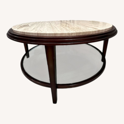 Used Bernhardt Tempo Round Cocktail Table for sale on AptDeco