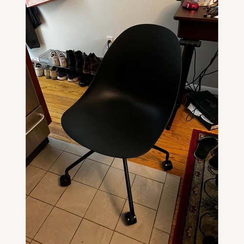 Used Burrow Black Swivel Chair for sale on AptDeco