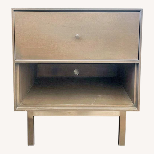 Used Light Brown Wood Nightstand for sale on AptDeco