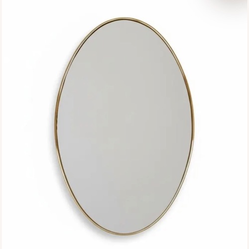 Used Brass Oval Mirror for sale on AptDeco