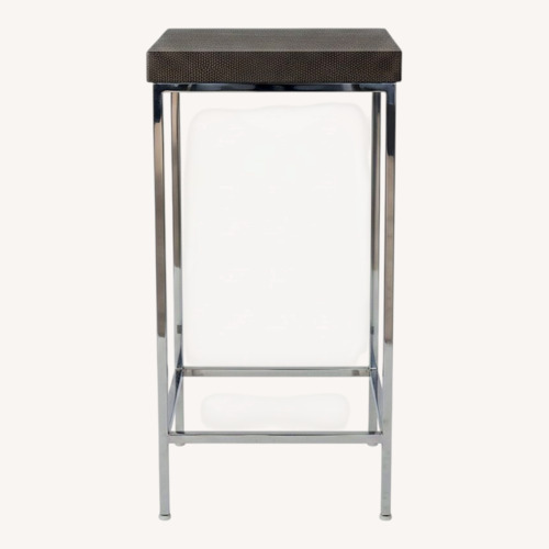 Used Stingray Leather And End Table for sale on AptDeco