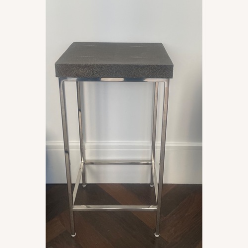 Used Stingray Leather And End Table for sale on AptDeco