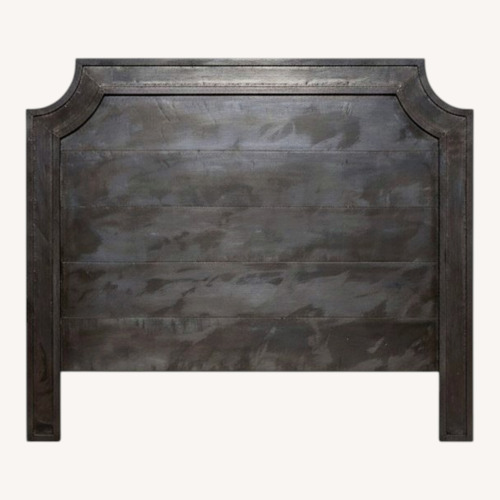 Used Made Goods Dark Gray Metal Headboard for sale on AptDeco