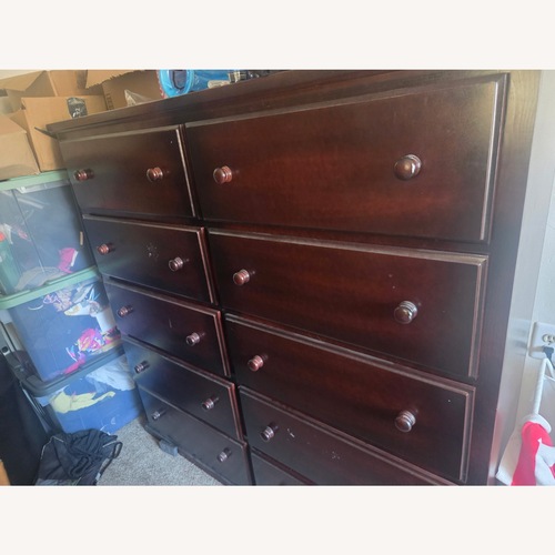 Used Dark Brown Wood Dresser for sale on AptDeco