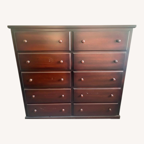 Used Dark Brown Wood Dresser for sale on AptDeco