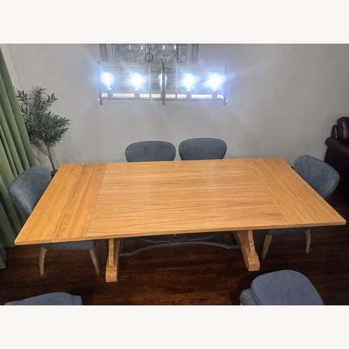 Used Natural Wood Dining Table for sale on AptDeco