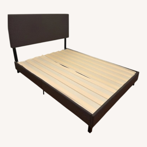 Used DHP Full Size Bed Frame with Wooden Slats for sale on AptDeco