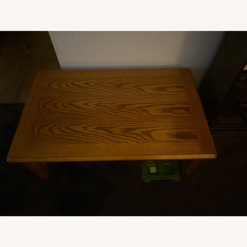 Used Light Brown Wood Coffee Table for sale on AptDeco