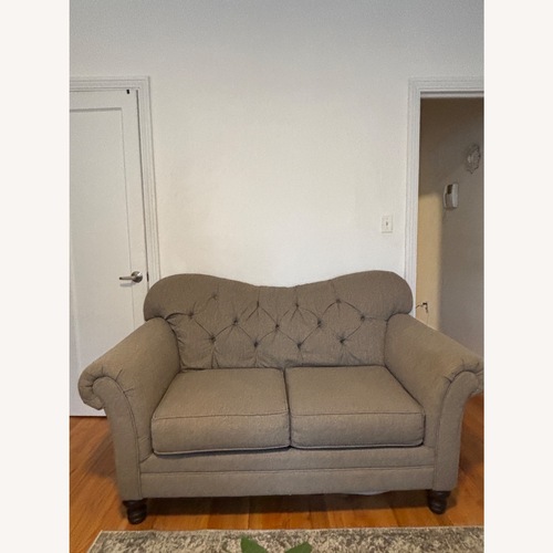 Used Dark Gray Fabric 2 Seater Sofa for sale on AptDeco
