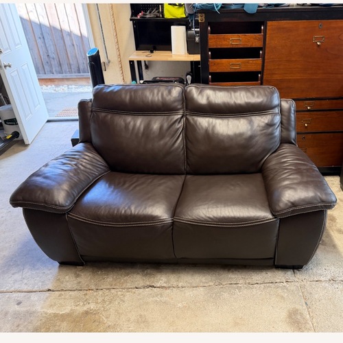 Used 2-Seat Leather Sofa for sale on AptDeco