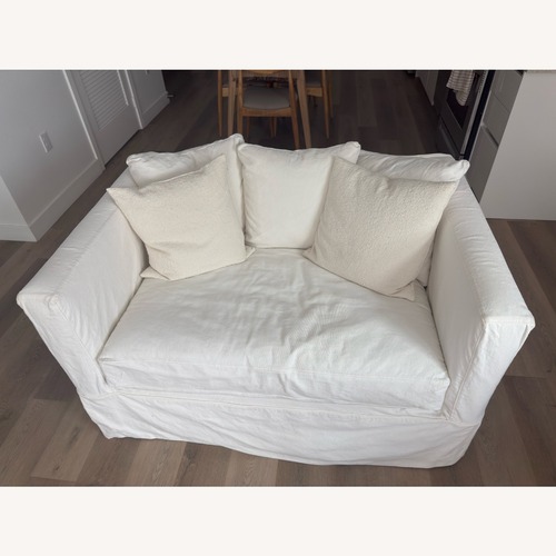 Used Crate & Barrel Willow Loveseat for sale on AptDeco