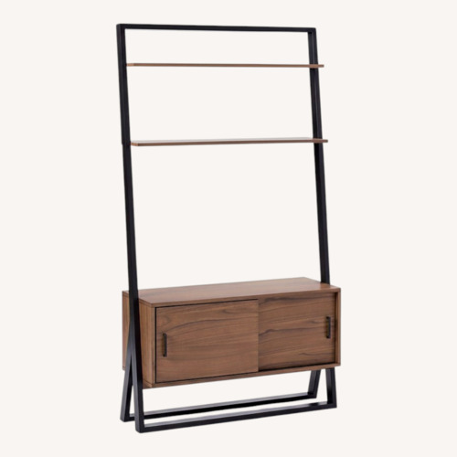 Used West Elm Ladder Shelf Storage Media Console 42" for sale on AptDeco