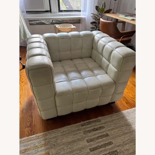 Used Whitman Leather Kubus Armchair for sale on AptDeco