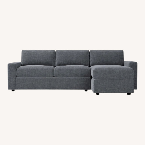 Used West Elm Dark Gray Fabric Sleeper Sofa for sale on AptDeco