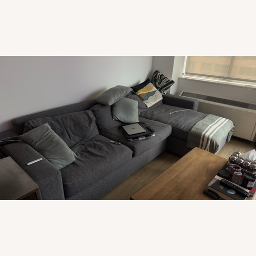 Used West Elm Dark Gray Fabric Sleeper Sofa for sale on AptDeco