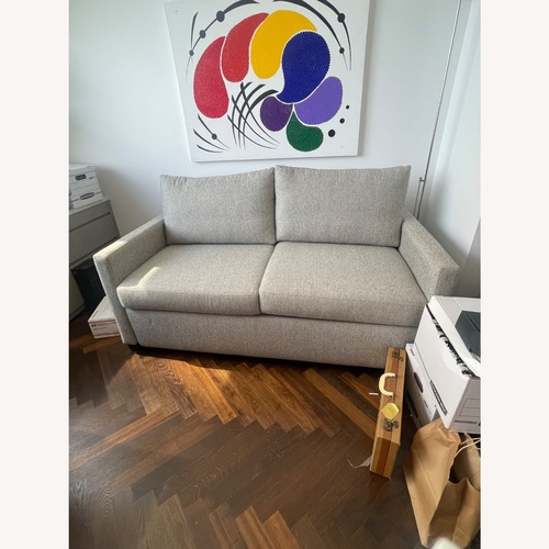 Used Light Gray Fabric 3 Seater Queen Sleeper Sofa for sale on AptDeco