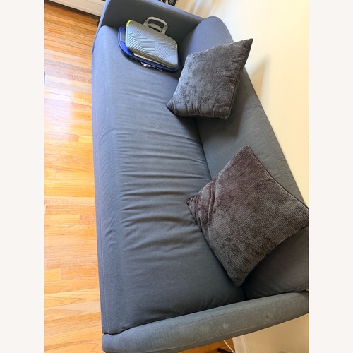 Used IKEA LINANÄS Dark Gray 2 Seater Sofa for sale on AptDeco