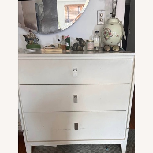Used West Elm White Niche 3-Drawer Dresser for sale on AptDeco