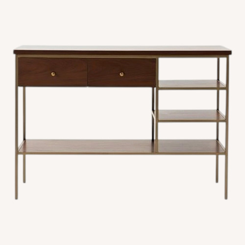 Used West Elm Nook Wood Console Table for sale on AptDeco