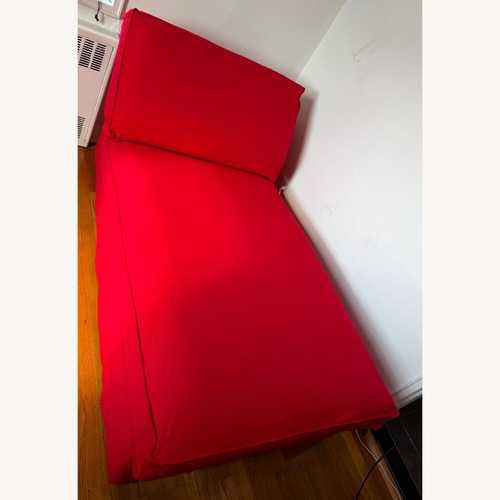 Used IKEA Red Chaise Lounge for sale on AptDeco