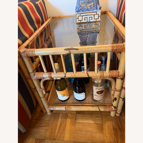 Used Natural Bamboo Coffee Table for sale on AptDeco