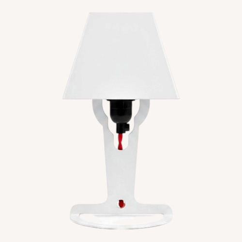 Used White Metal Table Lamp for sale on AptDeco