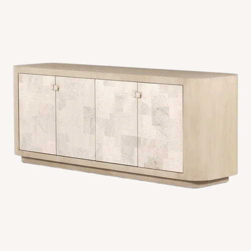 Used Four Hands Light Gray Wood Sideboard for sale on AptDeco