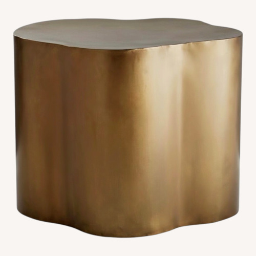 Used Arteriors Home Gold Metal Side Table for sale on AptDeco