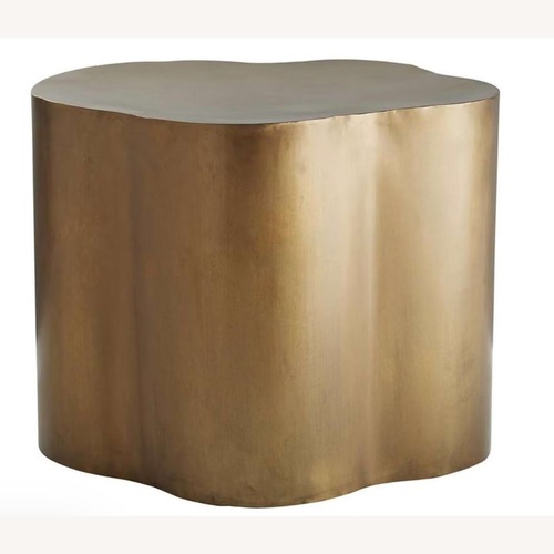 Used Arteriors Home Gold Metal Side Table for sale on AptDeco