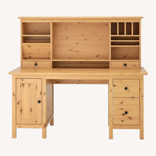 Used IKEA Hemnes Desk and Hutch for sale on AptDeco