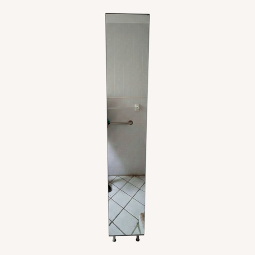 Used Vintage/Antique White Wood Armoire for sale on AptDeco
