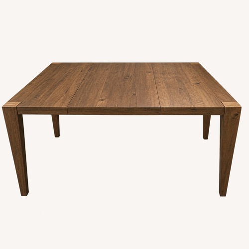 Used West Elm Solid Wood Extendable Dining Table for sale on AptDeco