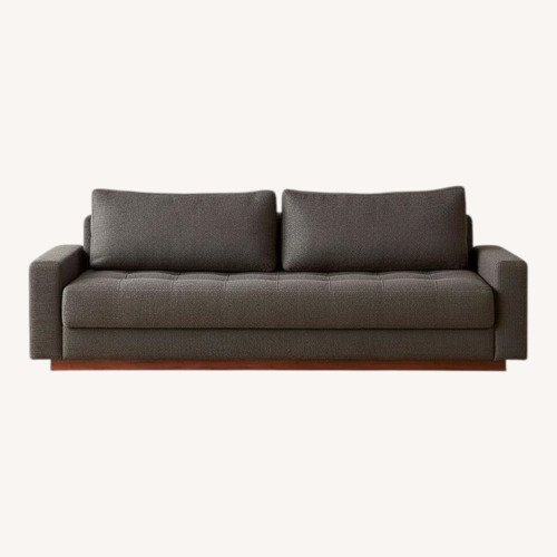 Used CB2 Claremont Dark Grey Futon Couch for sale on AptDeco