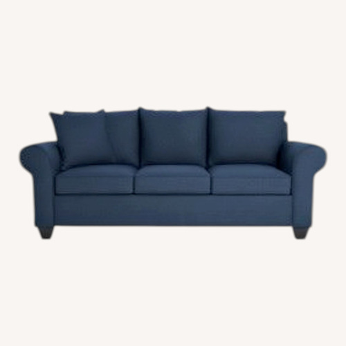 Used Bob's Discount Furniture Blue 3+ Seater Sofa for sale on AptDeco