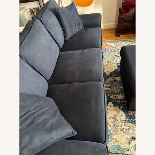 Used Bob's Discount Furniture Blue 3+ Seater Sofa for sale on AptDeco