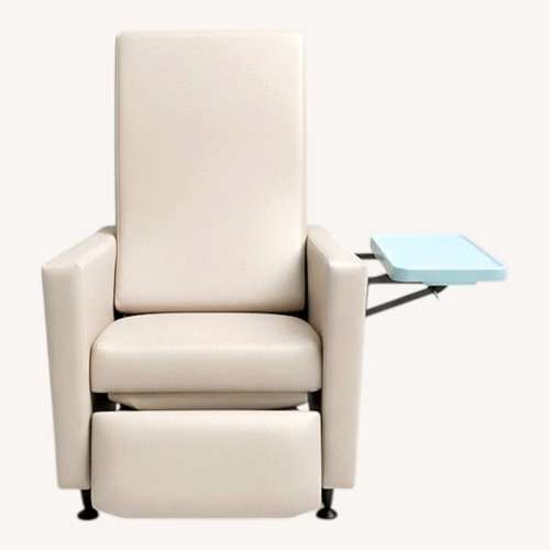 Used Winco Mfg. Natural Faux Leather Nursing Chair for sale on AptDeco